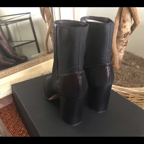 Rag and Bone Copper Metallic Leather Ankle Boot - Picture 3 of 7